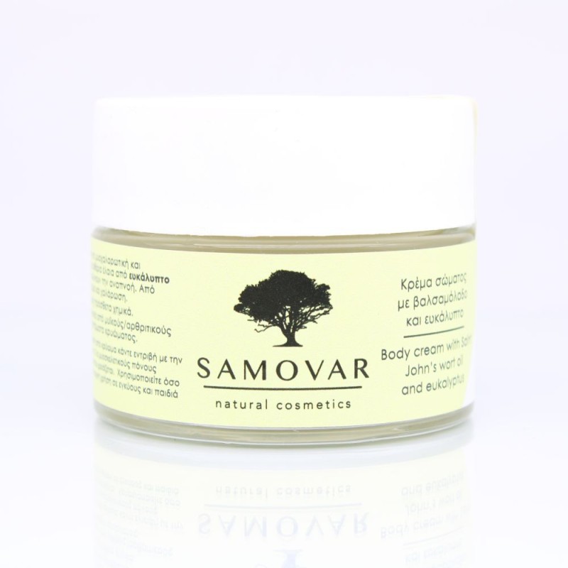 Κρέμα σώματος με βαλσαμόλαδο και ευκάλυπτο για χαλάρωση