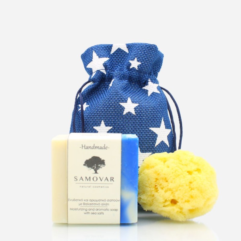 Δώρο Secret Santa - Μπλε πουγκί (2 προϊόντα)