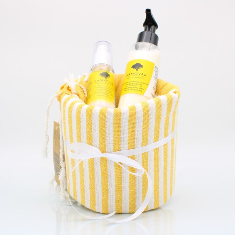 Καλοκαιρινό δώρο- Αντηλιακή και body lotion σε παρεό 