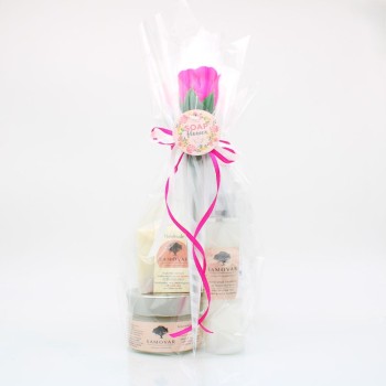 Σετ περιποίησης με τριαντάφυλλο με άρωμα πούδρας 