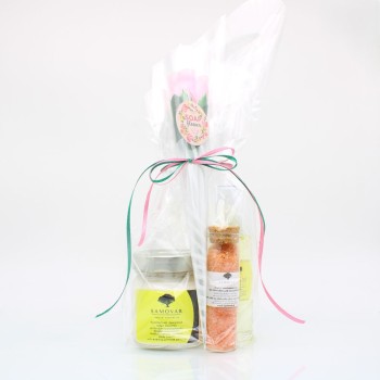 Σετ σώματος νυχτολούλουδο με τριαντάφυλλο