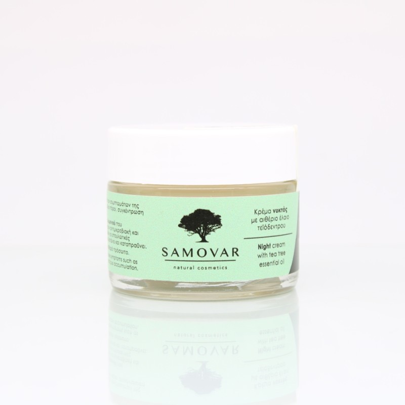 Κρέμα νυκτός κατά των συμπτωμάτων ακμής και της λιπαρότητας