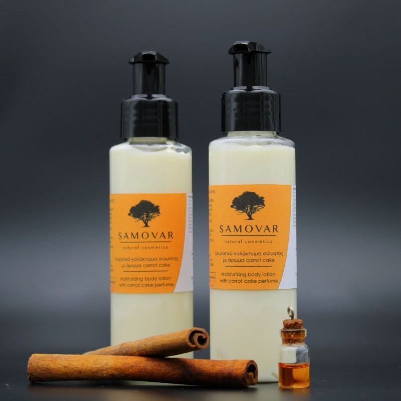 Ενυδατικό γαλάκτωμα σώματος με άρωμα carrot cake