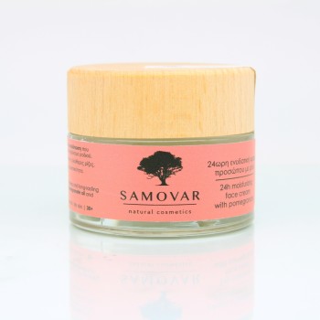 24ωρη ενυδατική κρέμα προσώπου με ρόδι