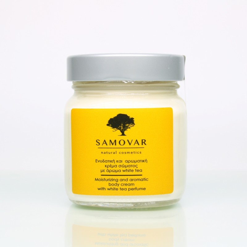 Ενυδατική και αρωματική κρέμα σώματος με λευκό τσάι