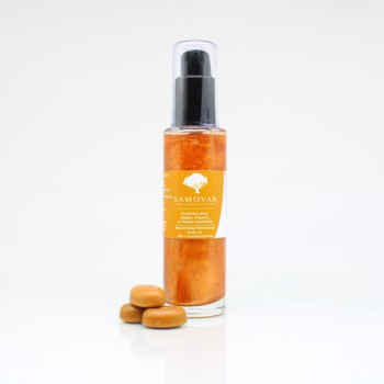 Ενυδατικό έλαιο λάμψης σώματος με άρωμα καραμέλας