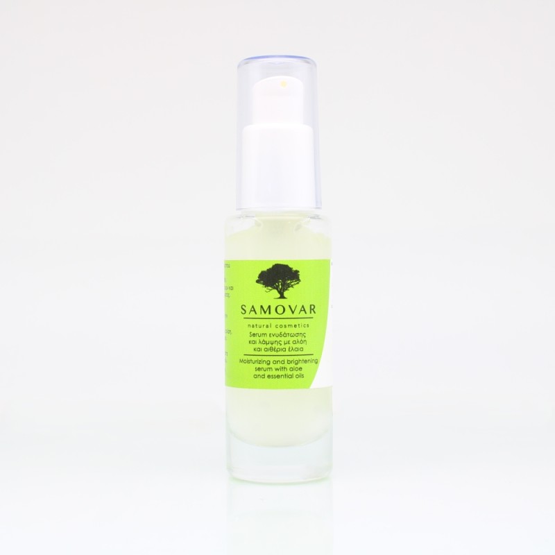 Serum ενυδάτωσης και λάμψης με αλόη και αιθέρια έλαια