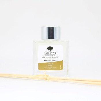 Αρωματικό χώρου με μπαμπού στικς και άρωμα ρούμι
