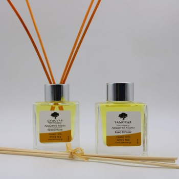 Αρωματικό χώρου με μπαμπού στικς και άρωμα λευκό τσάι