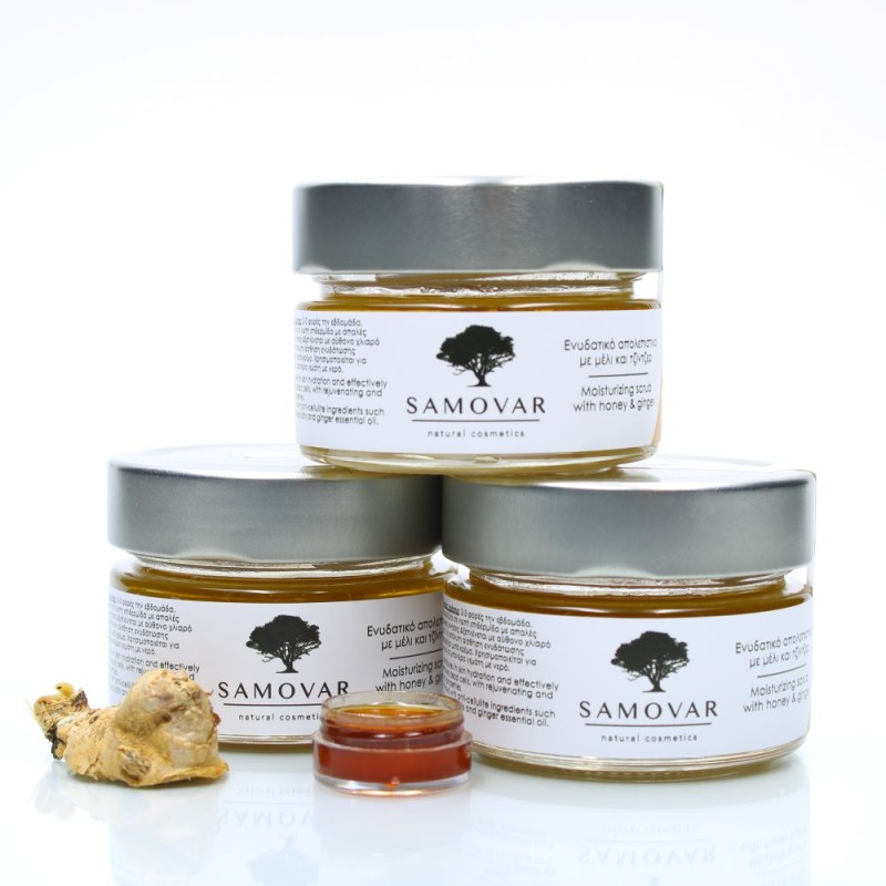 Απολεπιστικό ζάχαρης με μέλι και τζίντζερ