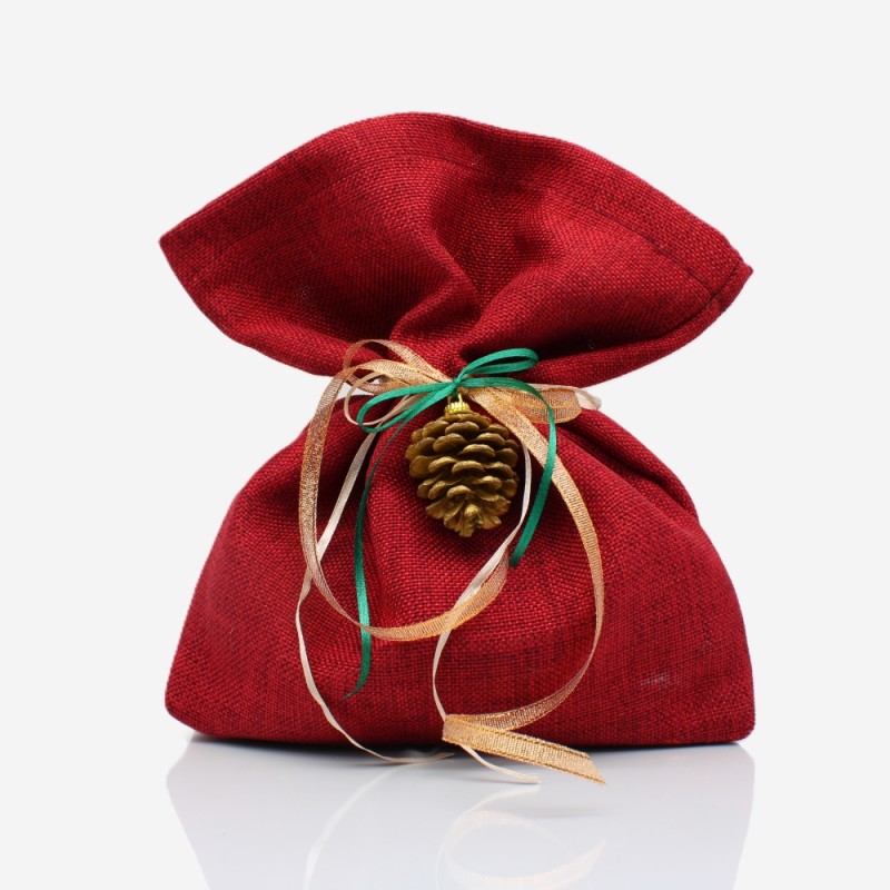 Γιορτινό σετ με άρωμα Κασμίρ - 3 προϊόντα σε μπορντό τσουβαλάκι