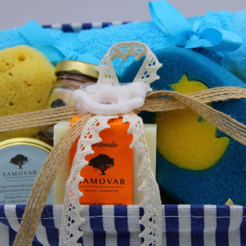 Καλάθι δώρου για βάπτιση / baby shower / πρώτα γενέθλια