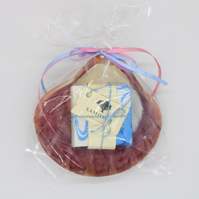 Ενυδατικό και αρωματικό σαπούνι με θαλασσινό αλάτι μαζί με βάση σαπουνιού όστρακο